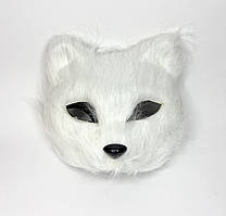 Карнавальна маска Finding Маска для дорослого кішки кота квадробінг Біла матова 16 см х 17 см