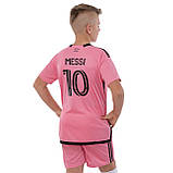 Дитяча футбольна форма INTER MIAMI MESSI 10 Інтер Майамі домашня 2024 CO-3643 (на зріст 105-160 см), фото 5
