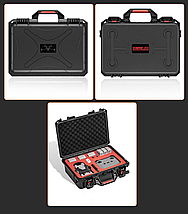 Ударостійкий кейс для квадрокоптера DJI Mini 4 Pro, Mini 3 Pro, Mini 3 з ремінцем STARTRC 1129687 червоний, фото 3