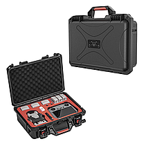 Ударостійкий кейс для квадрокоптера DJI Mini 4 Pro, Mini 3 Pro, Mini 3 з ремінцем STARTRC 1129687 червоний, фото 2