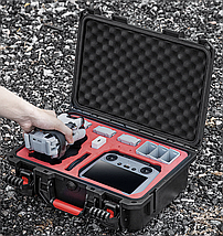 Ударостійкий кейс для квадрокоптера DJI Mini 4 Pro, Mini 3 Pro, Mini 3 з ремінцем STARTRC 1129687 червоний, фото 5