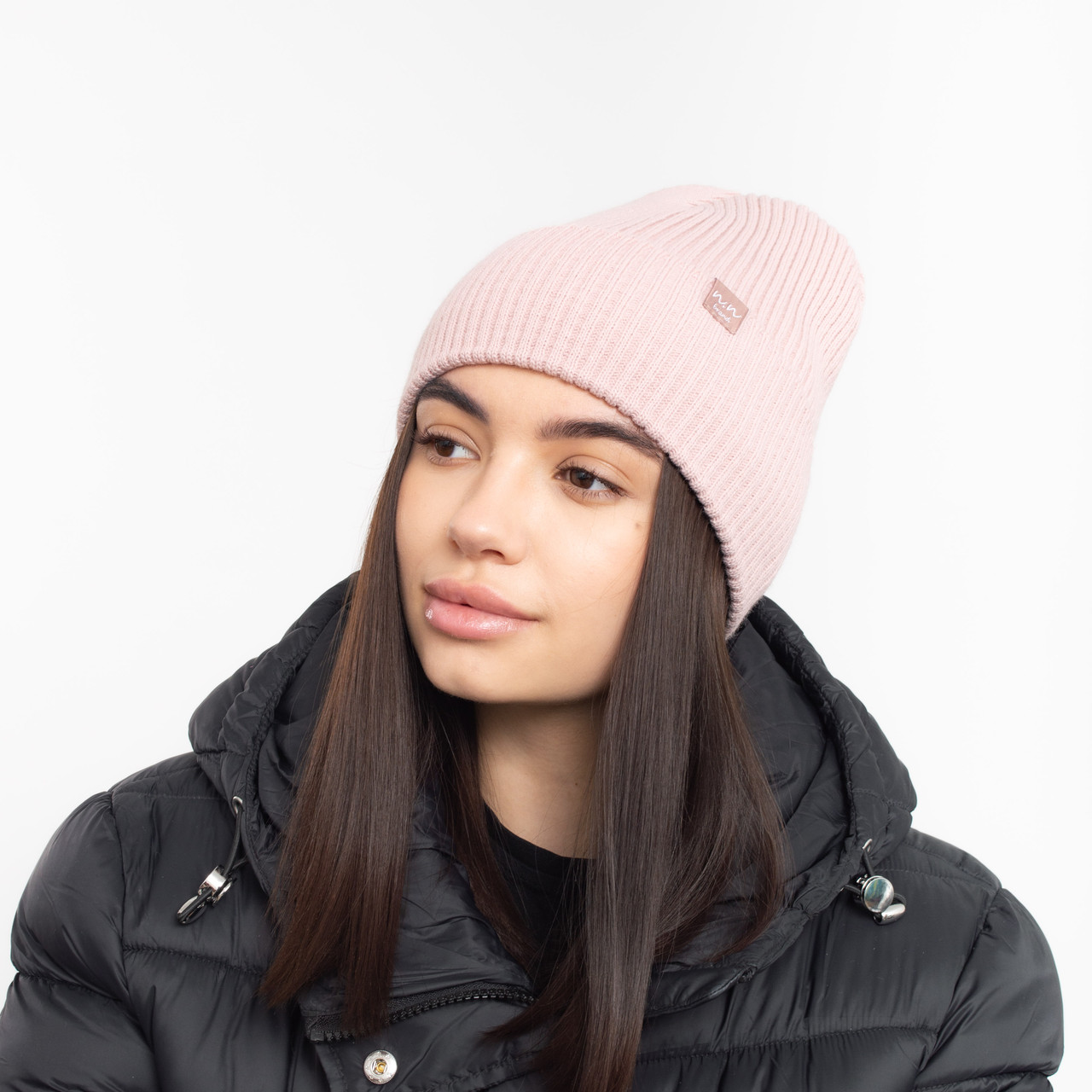 Шапка Terry (напівшерсть, фліс) св.пудра