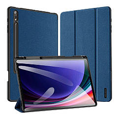 Чехол Dux Ducis Domo для Samsung Tab S10 Plus/S9 Plus/Tab S9 FE Plus with S Pen Holder &amp; Sleep Wake Колір Blue