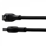 Кабель Baseus Flash 2 Charging Cable USB to USB-C 100W 1m Cluster Black, фото 3