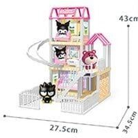 Іграшковий будиночок з фігурками Куромі Kuromi sanrio, Іграшку куромі Дитячий ігровий ляльковий будиночок