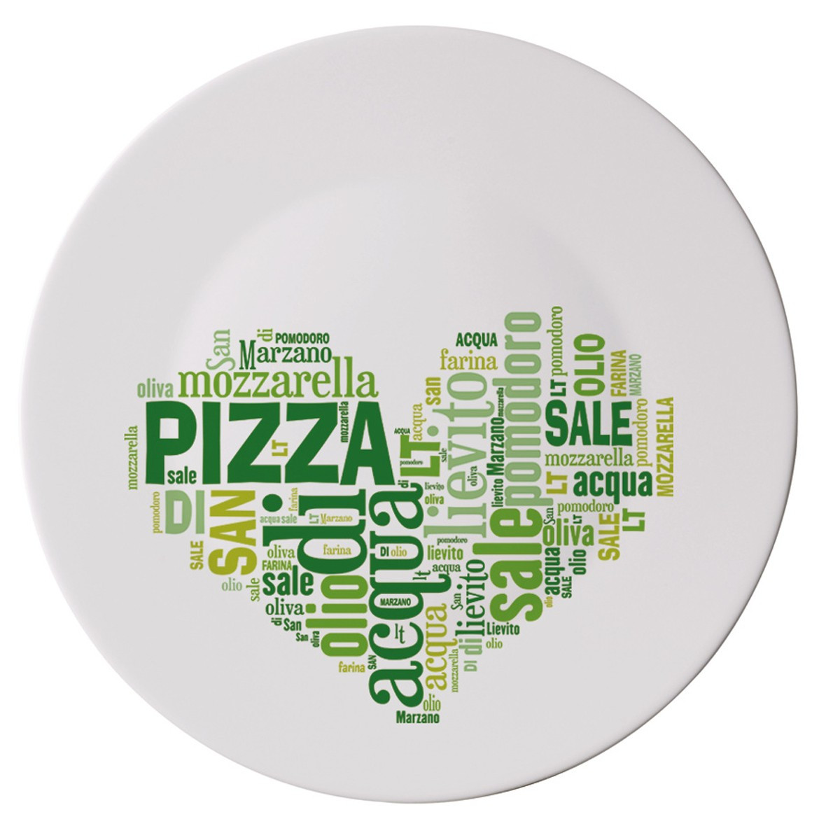 Блюдо для піци 33см "I LOVE GREEN" 419320F77321752 BORMIOLI ROCCO