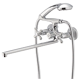 Змішувач для ванни МАТОВИЙ сатиновий Haiba Dominox 140 Satin (HB0063), фото 6