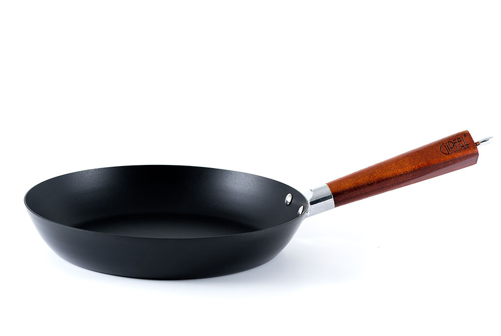 GIPFEL Сковорода PROBA 26 см із вуглецевої сталі дерев'яною ручкою й антипригарним покриттям MarComb, фото 1