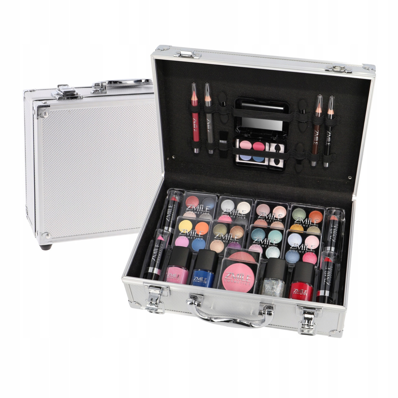 Набір косметики для макіяжа в подарунковому кейсі ZMILE COSMETICS