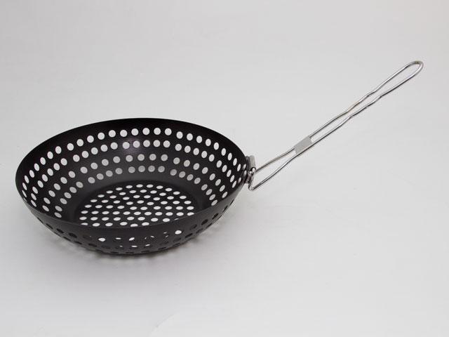 GIPFEL Сковорода глибока антипригарна для приготування страв на вугіллі, 30 см. Матеріал: вуглецева сталь., фото 1