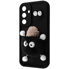 Чехол Pretty Things Case Samsung Galaxy A34 brown/baby black/fluffy black