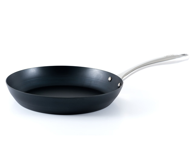 GIPFEL Сковорода PRIMA 28см із вуглецевої сталі зі сталевою ручкою. Товщина: 2.0 мм. Колір корпусу: чорний 2588, фото 1