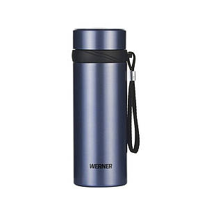 GIPFEL WERNER Термос вакуумний із ситом CILE 500мл. Матеріал: нержавіюча сталь, пластик. Колір блакитний 50179