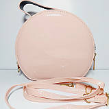 Сумка дитяча персикова з Єдинорогом для дівчинки довга регульована ручка 206Б, фото 2