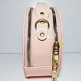 Сумка дитяча персикова з Єдинорогом для дівчинки довга регульована ручка 206Б, фото 3