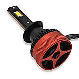 Led лампи h1 в лінзи 45W Kelvin 8000Lm 6000K з обманкою Гарантія, фото 4