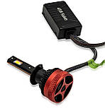 Led лампи h1 в лінзи 45W Kelvin 8000Lm 6000K з обманкою Гарантія, фото 9