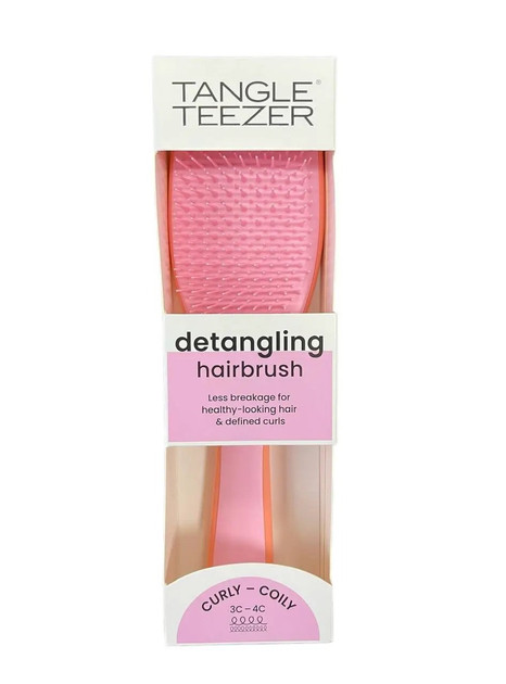 Щітка для волосся Tangle Teezer Wet Detangler Natural Curly Mango Pink, фото 1