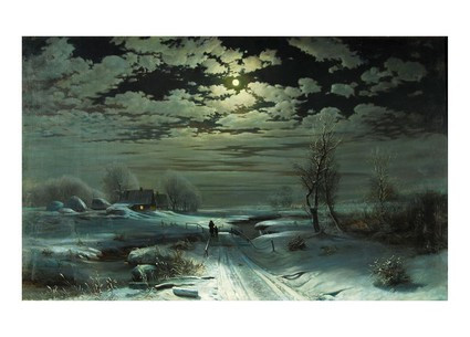 Листівка Українське мистецтво - Місячна ніч, 1890-і, фото 1