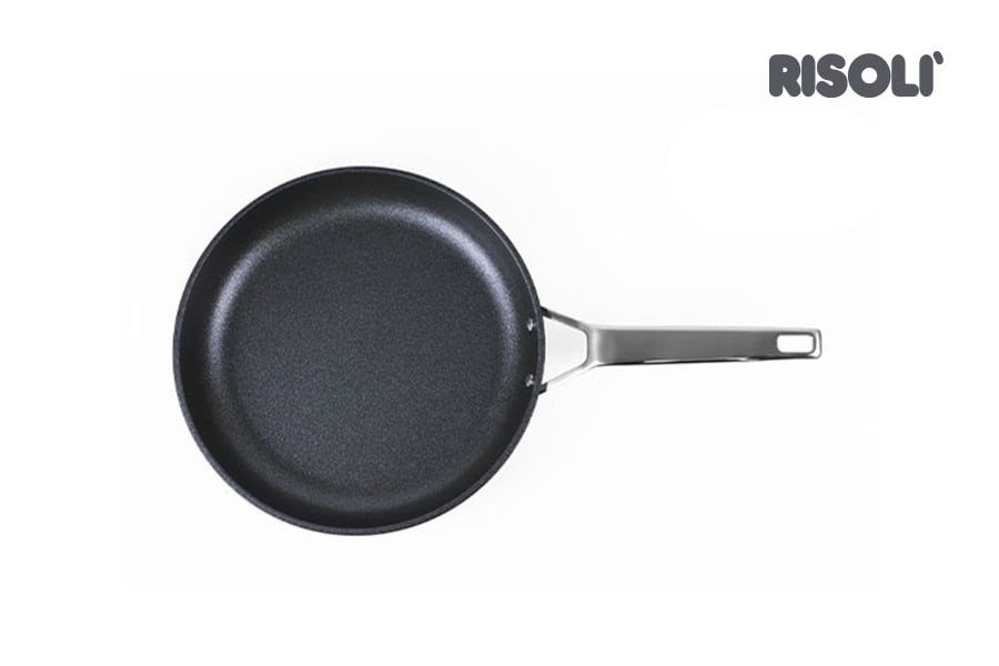 Сковорідка діам.24 см"BLACKPLUS" мет. ручка 18/10 OP103HT/24TP RISOLI, фото 1