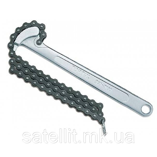 Ключ для оливних фільтрів ланцюговий TOPTUL (Д=30-160 мм), JJAH0901, фото 1