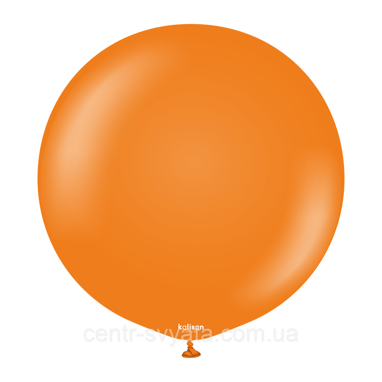 Латексна кулька Kalisan 18"(45 см)  Standard Orange | Пастель помаранчевий