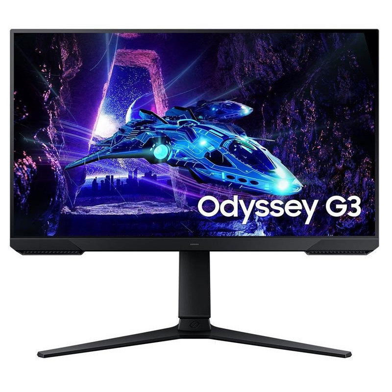 Монiтор Samsung 24" Odyssey G3 LS24DG300 (LS24DG300EIXCI) VA Black 180Hz, фото 1