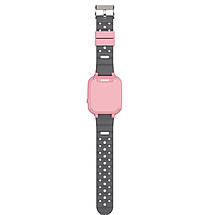 Розумний дитячий годинник Smart Watch Q20 з GPS-трекером, SOS, SIM, чатом, камерою та контролем для батьків Рожевий, фото 4