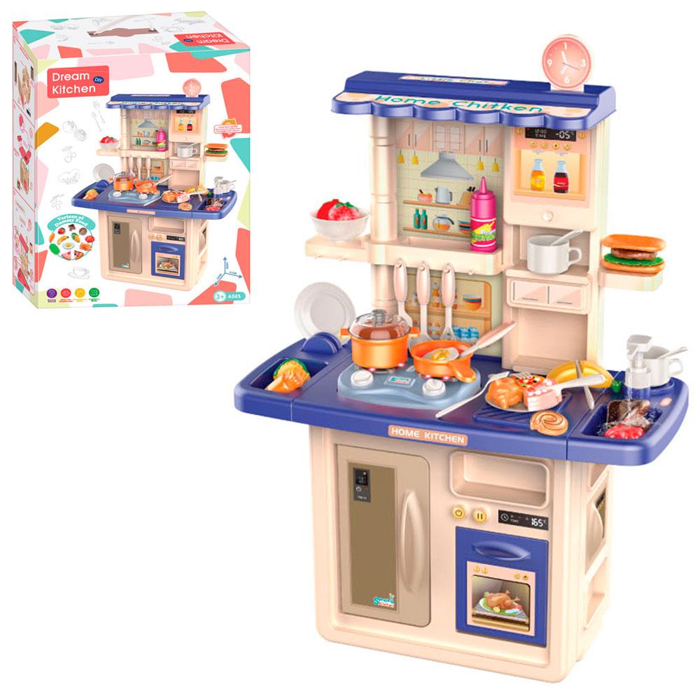 Дитяча кухня Dream Kitchen мийка, духовка, плита, посуд, продукти 688-5