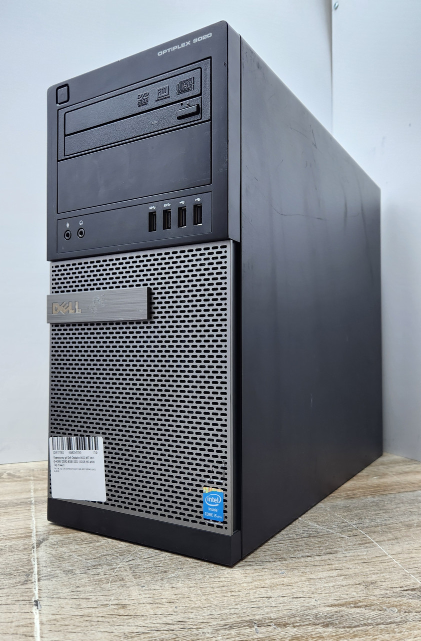 Комп'ютер g4 Dell Optiplex 9020 MT Intel i5-4590/DDR3 8GB/SSD 120GB HD 4600 Гар.12міс!
