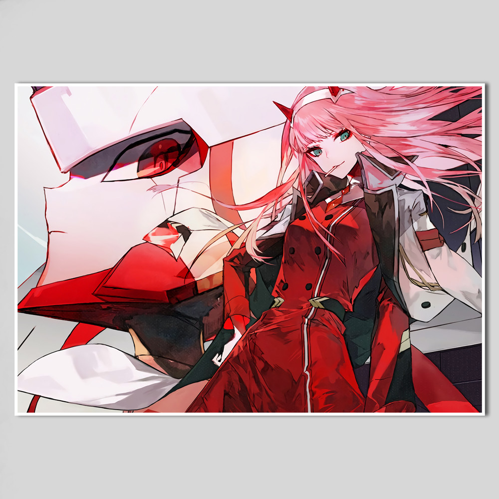 Плакат А3 Аніме Darling In Franxx