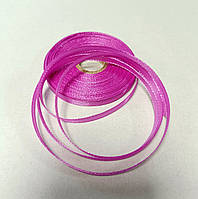 Атласна стрічка 0,6см 23метри Фіалковий