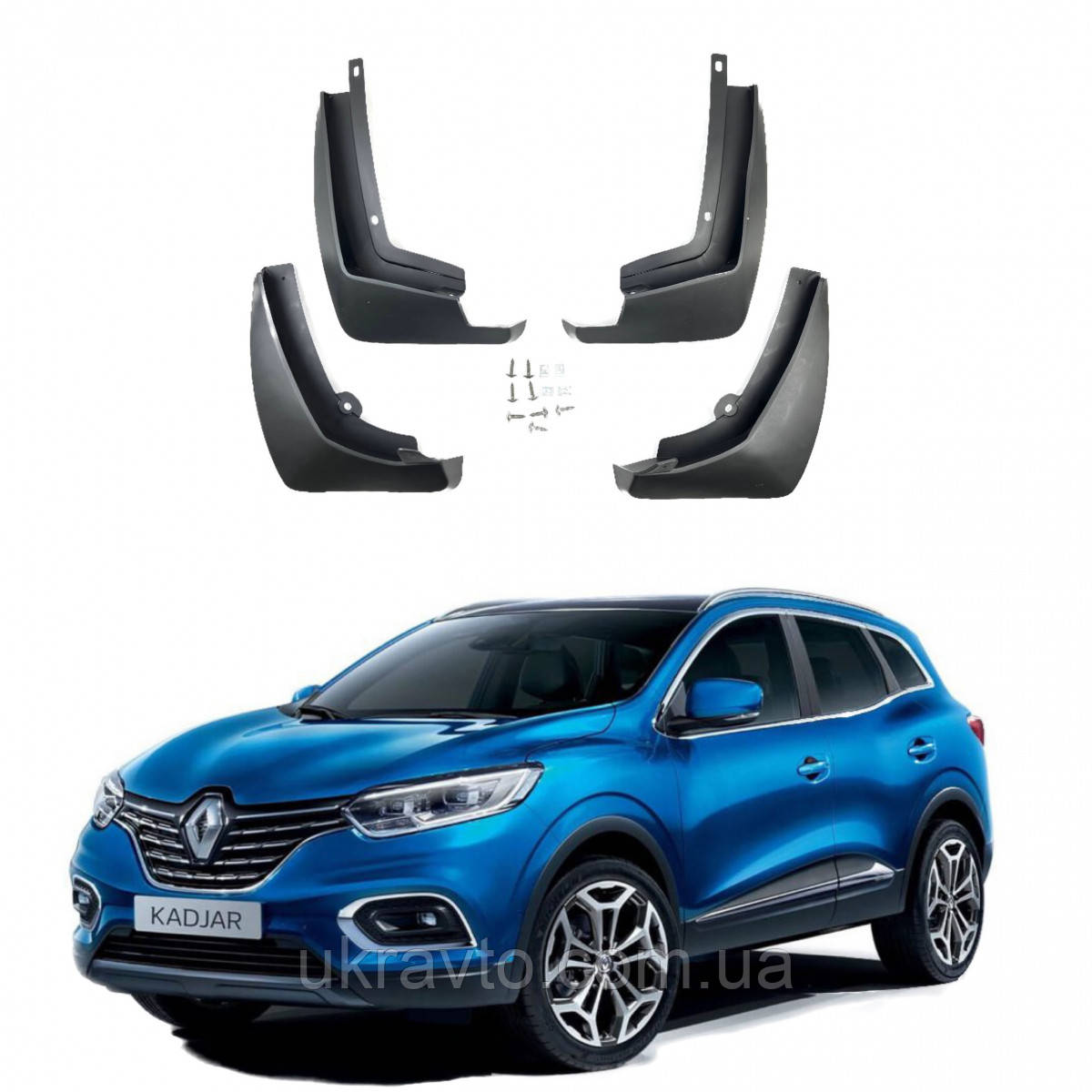 Бризковики Renault Kadjar 2015+, (4шт.)