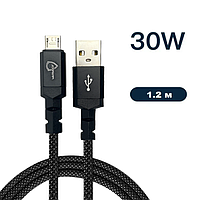 Кабель для зарядки телефону UWarmSof зарядний шнур для смартфона планшета ноутбука ліхтаря usb to micro usb провід для швидкої