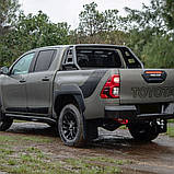 Бризковики Toyota Hilux 2015+ з логотипом, (4шт.), фото 7