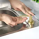 Дозатор для кухонної мийки золотий врізний Nett DFG-300, фото 4