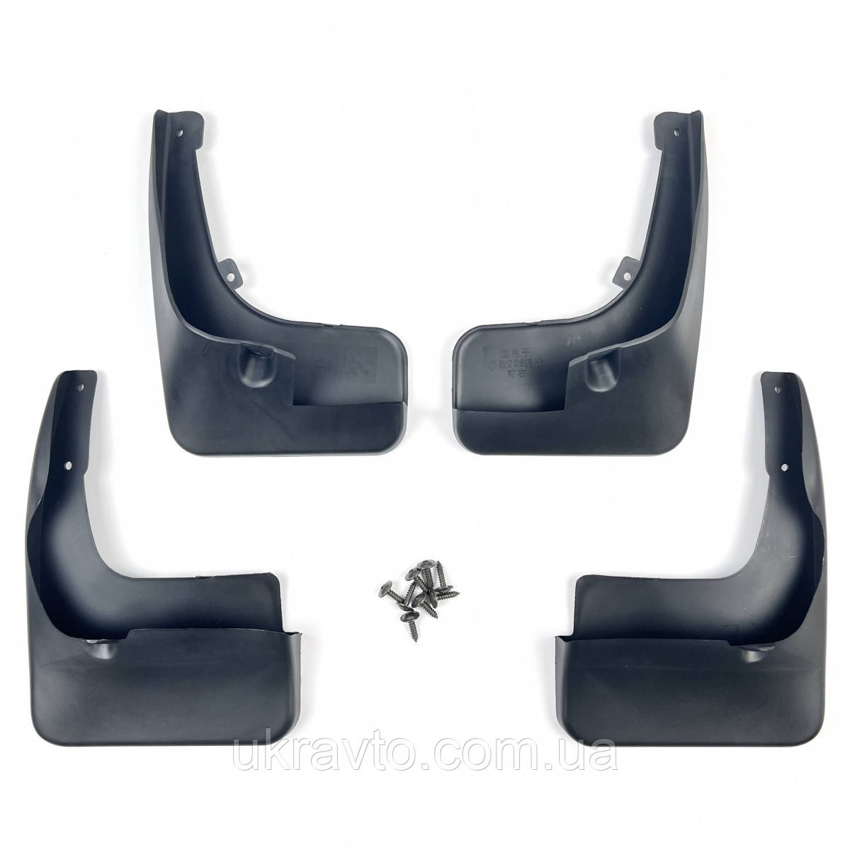 Бризковики Peugeot 206 1998-2012 Хетчбек, (4шт.)