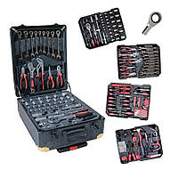Универсальный Большой набор инструментов WMC TOOLS 408 в чемодане с трещоткой, Кейс инструментов