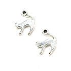 Підвіска "Кіт" 19*9мм Срібло PDS072, фото 2