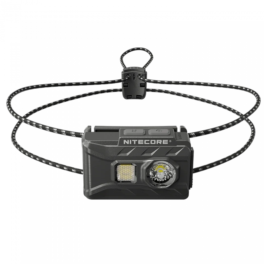 Налобний ліхтар Nitecore NU20 Classic з червоним та білим світлом 360лм Type-C (Чорний), фото 1
