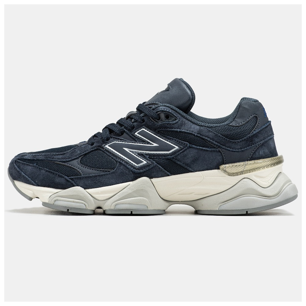 Чоловічі / жіночі кросівки New Balance 9060 Navy White, сині замшеві кросівки нью беланс 9060 ню беленс NB 9060 нб