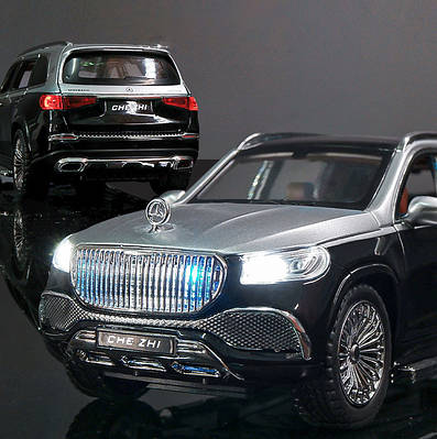 Деталізоване ігрове авто Mercedes Maybach GLS 600 1:24 Машина мерседес у мініатюрі інерція Рандомний колір