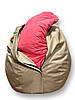 Дитячий крісло мішок бежевий 90х60, фото 3