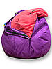 Дитячий крісло мішок фіолетовий 90х60, фото 2