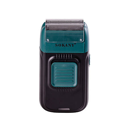 Електробритва-шейвер SOKANY SK-385 на акумуляторі 1400 мАг Зелений, фото 1