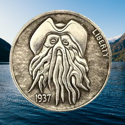 Сувенірна монета 5 цент 1937г Маркі Джонс