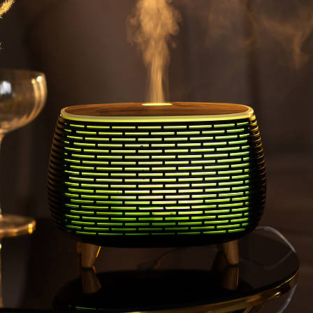 Зволожувач повітря Holdmay Life of Leisure Aroma Diffuser 400ml Чорний, фото 1