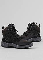 Теплі шкіряні чоловічі черевики з хутром (365 коричневі), фото 5