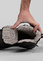 Теплі шкіряні чоловічі черевики з хутром (365 коричневі), фото 3