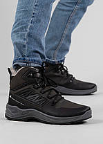 Теплі шкіряні чоловічі черевики з хутром (365 коричневі), фото 4